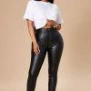 Fashion Nova Sammie High Rise Pants - Black
