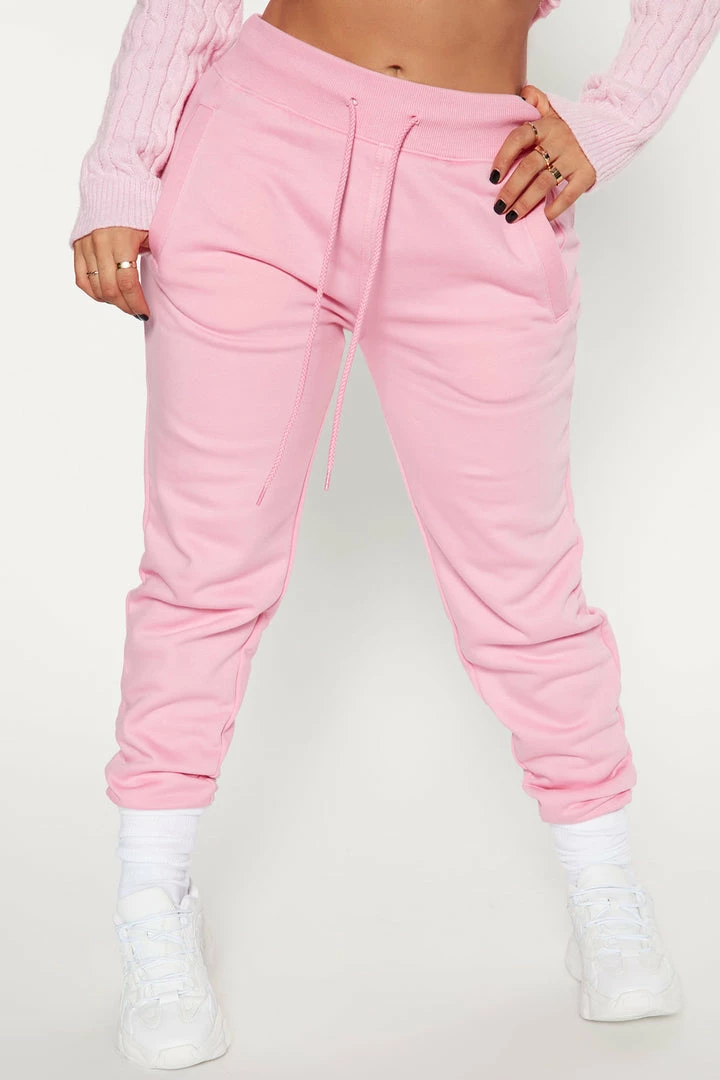 Fashion Nova Sweatpants Stole Your Boyfriend's Oversized Jogger - Pink