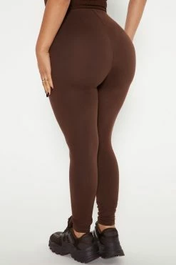 Fashion Nova Almost Every Day Leggings - Chocolate