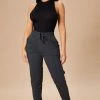 Fashion Nova Latest And Greatest French Terry Jogger - Charcoal