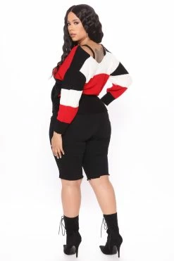 Hot Sale ⌛ Fashion Nova Dirty Little Secret Distressed Bermuda Shorts - Black 😍 16 Fashion Nova Dirty Little Secret Distressed Bermuda Shorts - Black