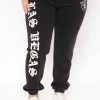 Fashion Nova NFL Raiders Washed Sweatpant - Black