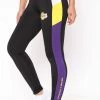 Fashion Nova NBA Money Shot Lakers Legging - Black/combo Leggings