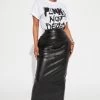 Fashion Nova Skirts & Skorts Farrow Faux Leather Maxi Skirt - Black