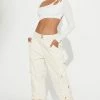 Fashion Nova Cider Cargo Jogger - Khaki Pants
