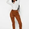 Fashion Nova Cadet Khloe Oversized Cargo Pants - Cognac