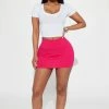 Fashion Nova Sweet Like Cinnamon Micro Mini Skirt - Fuchsia Skirts & Skorts
