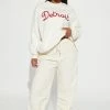 Fashion Nova Pants Cult Of Personality Parachute Pant - Ivory