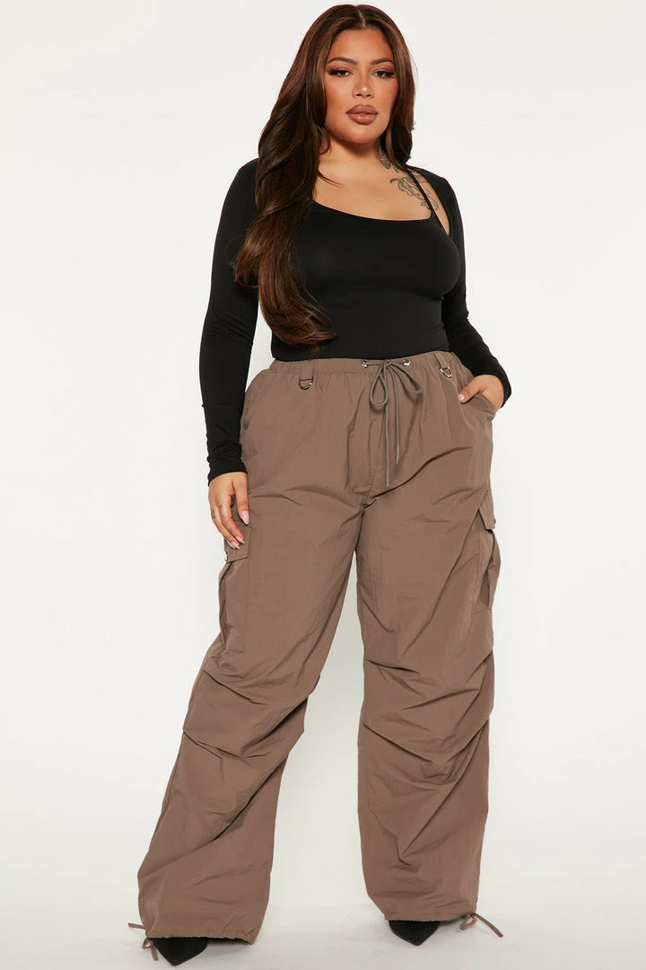 Discount π Fashion Nova Girl Crush Parachute Pant - Brown π 7 Fashion Nova Girl Crush Parachute Pant - Brown