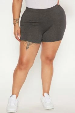 Best deal π Fashion Nova Plain Jane Mini Shorts - Charcoal π€© 20 Fashion Nova Plain Jane Mini Shorts - Charcoal