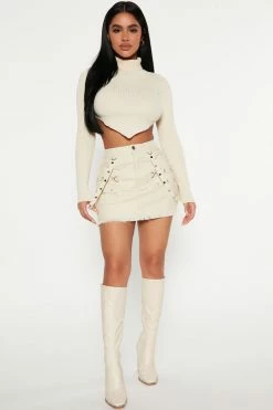 Fashion Nova Skirts & Skorts Seven Minutes In Heaven Mini Cargo Skirt - Khaki