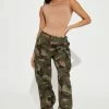 Fashion Nova Circle The Drain Camouflage Pant - Camouflage Pants
