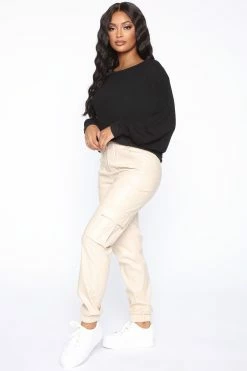 Promo ๐ Fashion Nova Pants Can't Let Go PU Jogger Pant - Khaki ๐ 21 Fashion Nova Pants Can't Let Go PU Jogger Pant - Khaki