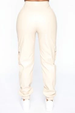 Promo ๐ Fashion Nova Pants Can't Let Go PU Jogger Pant - Khaki ๐ 22 Fashion Nova Pants Can't Let Go PU Jogger Pant - Khaki