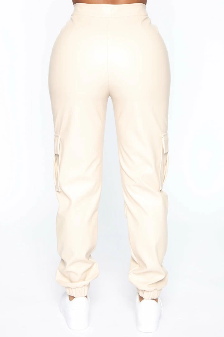 Promo ๐ Fashion Nova Pants Can't Let Go PU Jogger Pant - Khaki ๐ 10 Fashion Nova Pants Can't Let Go PU Jogger Pant - Khaki