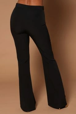 Fashion Nova Poppy Flare Pant - Black