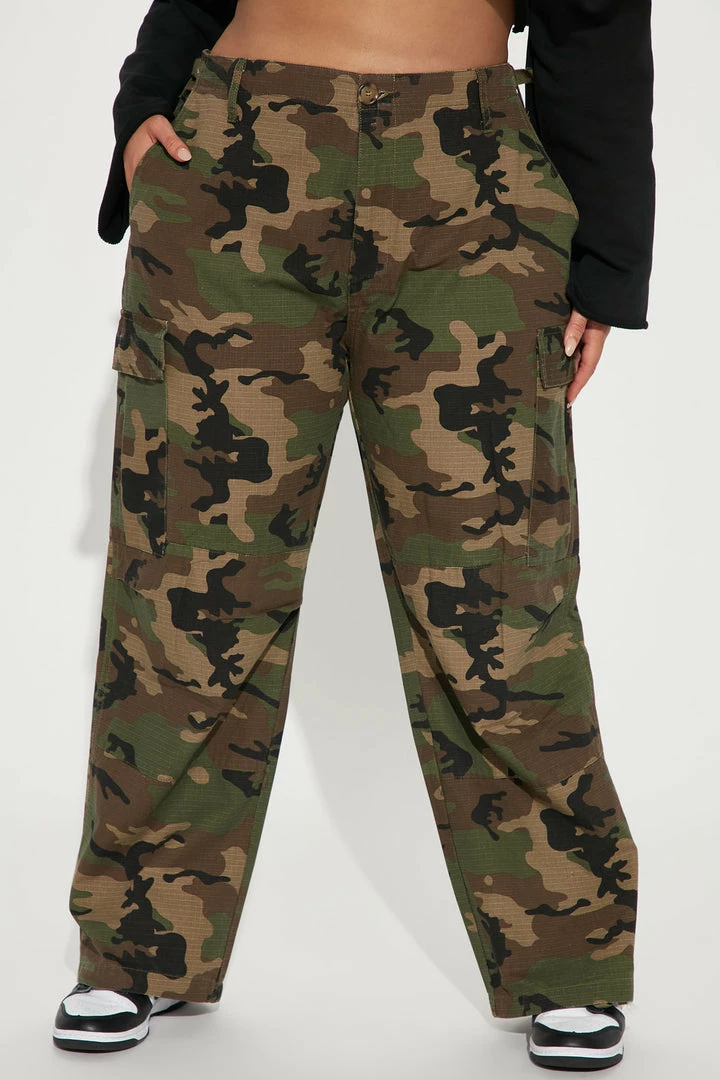 Fashion Nova Circle The Drain Camouflage Pant - Camouflage Pants