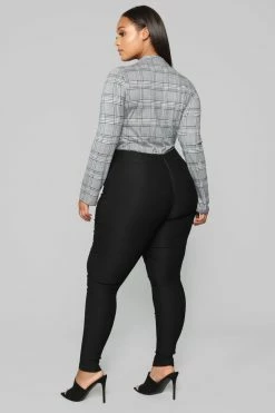Fashion Nova Knot Your Girl Pants - Black