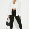 Fashion Nova Make It Work Skinny Pant - Black Pants