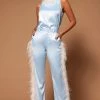 Discount π Fashion Nova Cassandra Feather Pant - Blue/combo π 2 Fashion Nova Cassandra Feather Pant - Blue/combo
