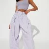 Fashion Nova Pants Hard Candy Parachute Pant - Lavender