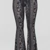 Flash Sale โค๏ธ Fashion Nova Astrid Flare Pants - Black/combo ๐ 1 Fashion Nova Astrid Flare Pants - Black/combo