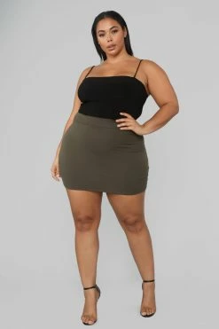 Fashion Nova Skirts & Skorts Melanie Mini Skirt - Olive