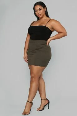 Fashion Nova Skirts & Skorts Melanie Mini Skirt - Olive