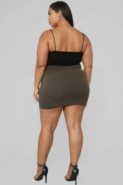 Fashion Nova Skirts & Skorts Melanie Mini Skirt - Olive