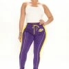 Fashion Nova NBA Mamba Nation Lakers Leggings - Purple/combo