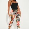 Fashion Nova Hot Thrill Printed Legging - White/combo