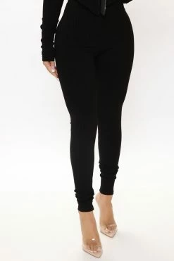 Fashion Nova Serena Snatched Leggings - Black