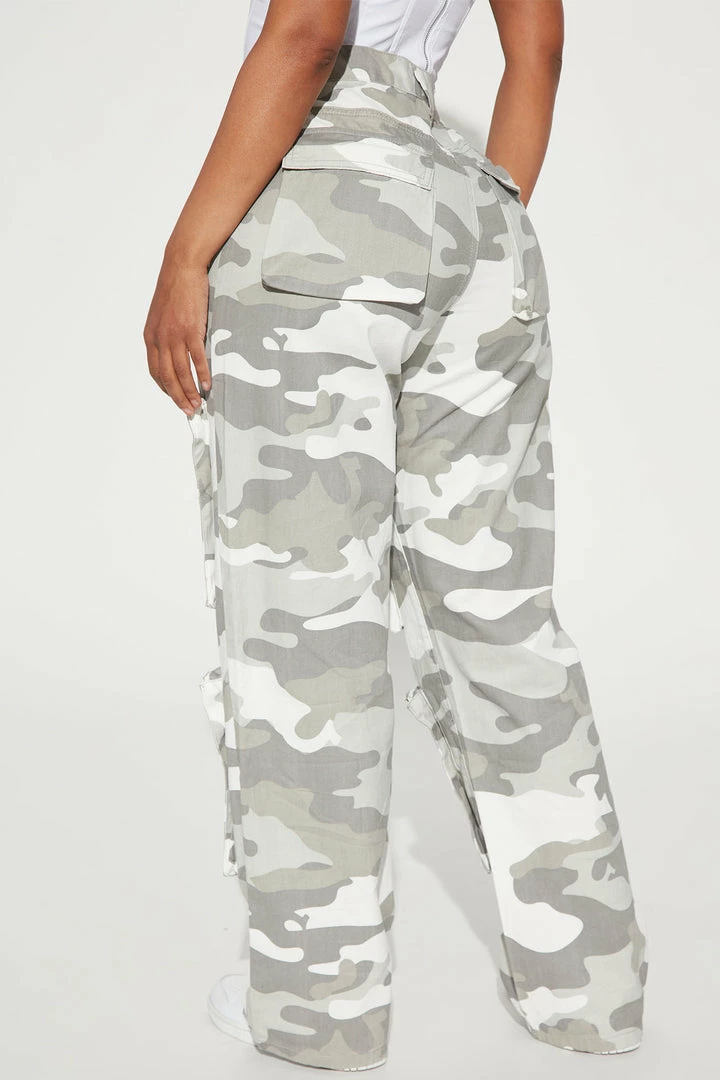 Brand new 👍 Fashion Nova Top Of The Game Camo Cargo Pant - Grey/combo Pants ⌛ 5 Fashion Nova Top Of The Game Camo Cargo Pant - Grey/combo Pants