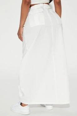 Hot Sale ๐ฅ Fashion Nova ๐ Skirts & Skorts Play No Games Maxi ๐ Skirt - White โ๏ธ 9 Fashion Nova Skirts & Skorts Play No Games Maxi Skirt - White