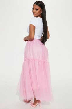 Cheap π€© Fashion Nova Debutante Tulle Maxi π Skirt - Pink π 8 Fashion Nova Debutante Tulle Maxi Skirt - Pink