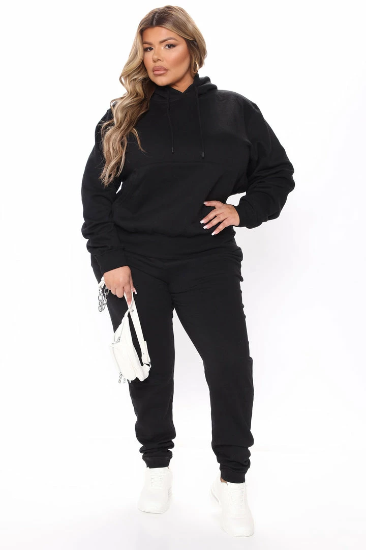 Fashion Nova Look Again Joggers - Black