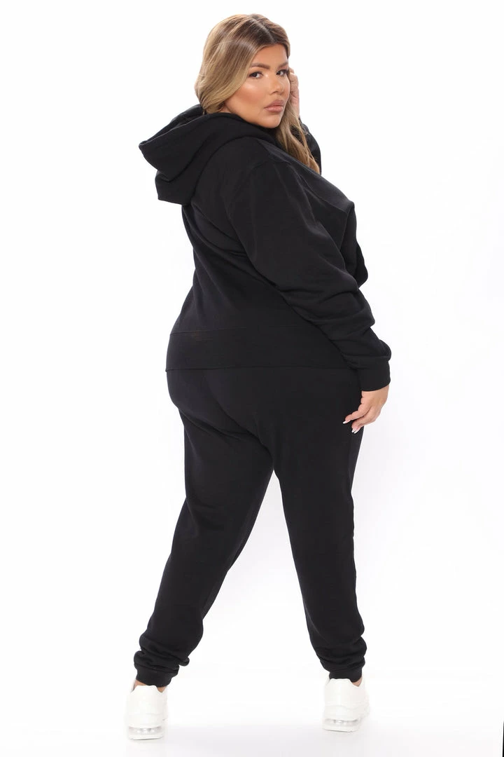 Fashion Nova Look Again Joggers - Black