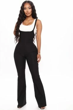 Fashion Nova Blonde Ambition Pant - Black