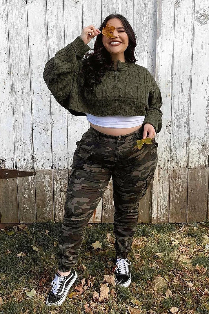Fashion Nova Cadet Kim Oversized Camo Pants - Camo