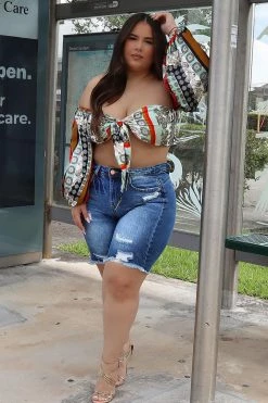Budget 💯 Fashion Nova Corinna Booty Lifting Denim Bermudas - Medium Blue Wash Shorts 👏 15 Fashion Nova Corinna Booty Lifting Denim Bermudas - Medium Blue Wash Shorts