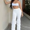 Fashion Nova Dancing Queen Mesh Pant - White