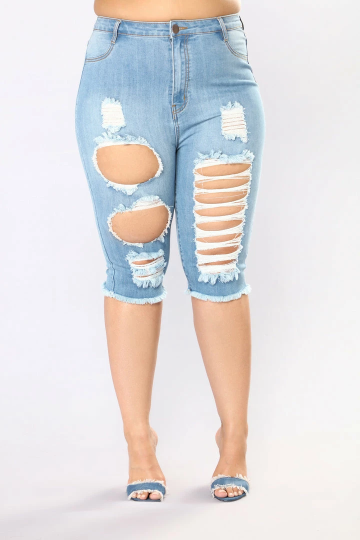 Flash Sale ❤️ Fashion Nova Lost At Sea Shorts - Light Blue 🎁 11 Fashion Nova Lost At Sea Shorts - Light Blue