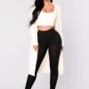 Fashion Nova Kim Basic Legging - Black Leggings