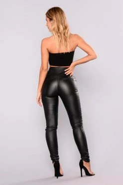 Fashion Nova Libby Pants - Black