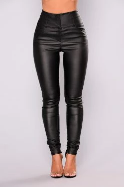 Fashion Nova Libby Pants - Black