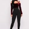 Fashion Nova Brielle High Rise Pants - Black