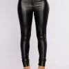 Fashion Nova Carina High Rise Pants - Black