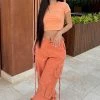 Best Sale π― Fashion Nova Pants Golden Hour Wide Leg Cargo Pant - Orange β€οΈ 2 Fashion Nova Pants Golden Hour Wide Leg Cargo Pant - Orange