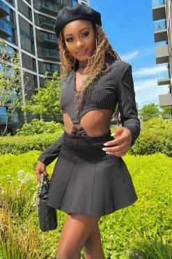 Fashion Nova I Know A Place Skort - Black