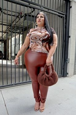 New ๐ Fashion Nova Liliana Faux Leather Leggings - Chocolate ๐ 17 Fashion Nova Liliana Faux Leather Leggings - Chocolate